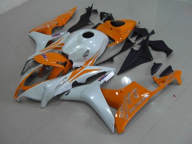 Billigste Perl Weiß Orange Honda CBR 600 RR 2007-2008 Verkleidungen