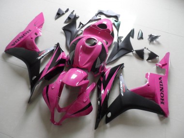 Billigste Rosa Schwarz Honda CBR 600 RR 2007-2008 Verkleidungen