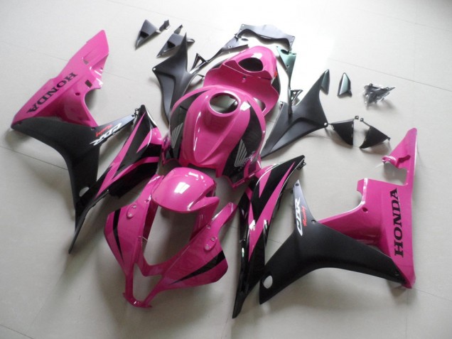 Billigste Rosa Schwarz Honda CBR 600 RR 2007-2008 Verkleidungen