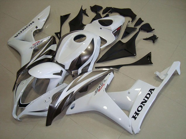 Billigste Weiß Silber Honda CBR 600 RR 2007-2008 Verkleidungen