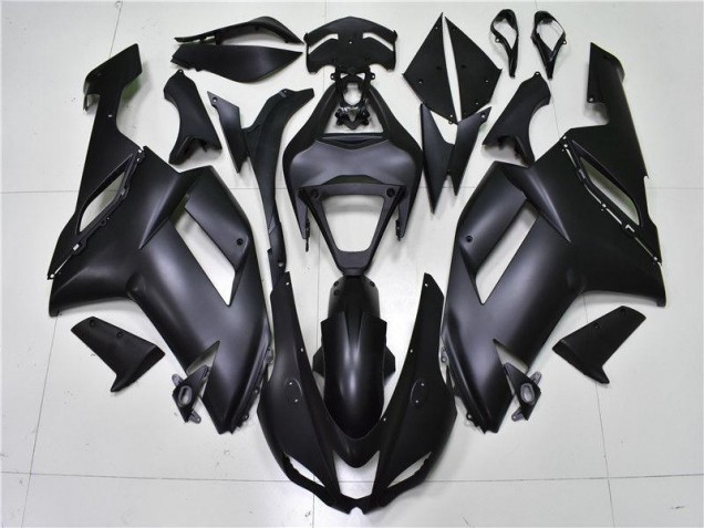 Billigste Matt Schwarz Kawasaki ZX6R 2007-2008 Verkleidungen