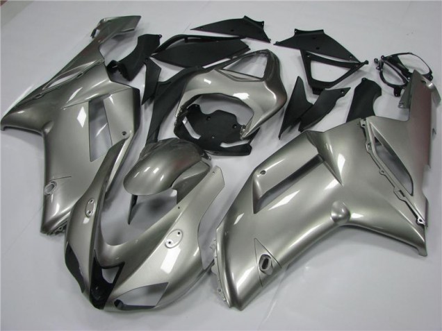 Billigste Grau Kawasaki ZX6R 2007-2008 Verkleidungen Billigste Grau Kawasaki ZX6R 2007-2008 Verkleidungen