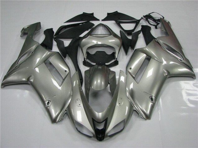 Billigste Grau Kawasaki ZX6R 2007-2008 Verkleidungen Billigste Grau Kawasaki ZX6R 2007-2008 Verkleidungen