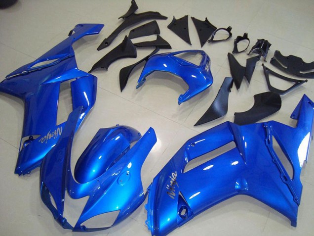 Billigste Blau Kawasaki ZX6R 2007-2008 Verkleidung Billigste Blau Kawasaki ZX6R 2007-2008 Verkleidung