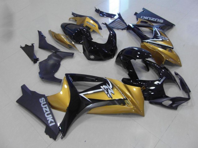 Billigste Gold Schwarz Suzuki GSXR 1000 K7 2007-2008 Verkleidungen Billigste Gold Schwarz Suzuki GSXR 1000 K7 2007-2008 Verkleidungen