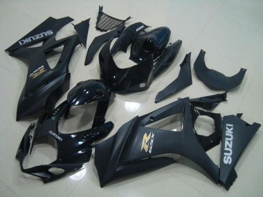 Billigste Schwarzer OEM Stil Suzuki GSXR 1000 K7 2007-2008 Verkleidungen