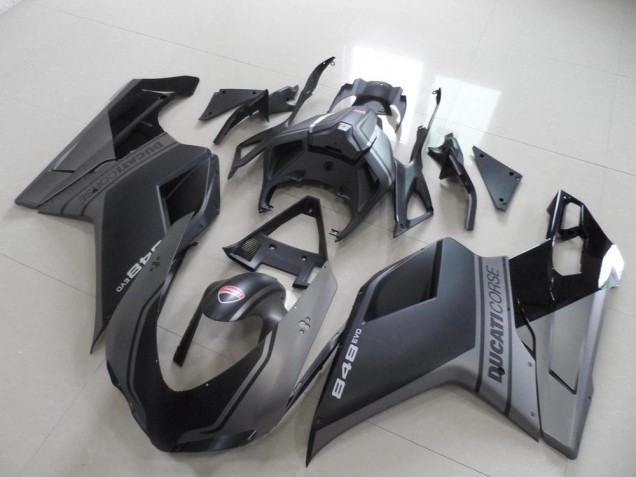 Billigste Schwarz Ducati 848 1098 1198 2007-2014 Verkleidungen Billigste Schwarz Ducati 848 1098 1198 2007-2014 Verkleidungen