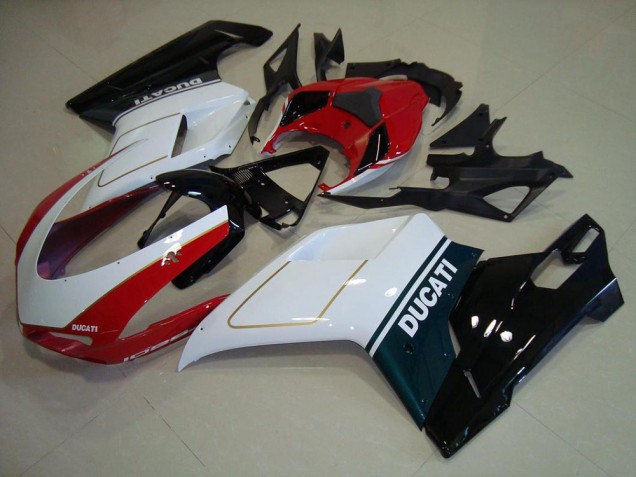 Billigste Tri Color Ducati 848 1098 1198 2007-2014 Verkleidungen Billigste Tri Color Ducati 848 1098 1198 2007-2014 Verkleidungen