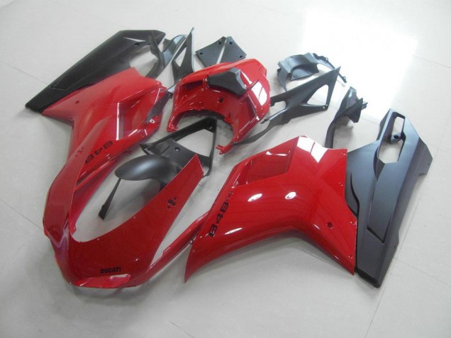 Billigste Rot Schwarz Ducati 848 1098 1198 2007-2014 Verkleidungen Billigste Rot Schwarz Ducati 848 1098 1198 2007-2014 Verkleidungen