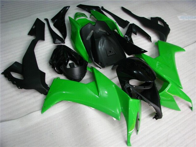 Billigste Grün Schwarz Kawasaki ZX10R 2008-2010 Verkleidungen Billigste Grün Schwarz Kawasaki ZX10R 2008-2010 Verkleidungen
