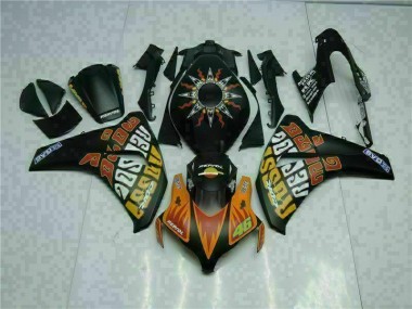 Billigste Orange Schwarz Honda CBR 1000 RR 2008-2011 Verkleidungen