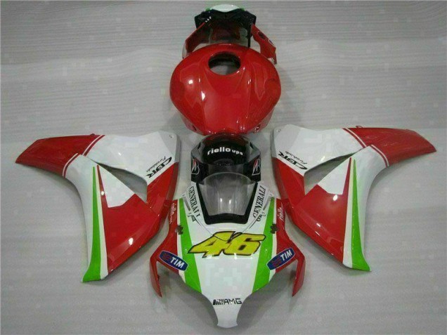 Billigste Rot Weiß Honda CBR 1000 RR 2008-2011 Verkleidung