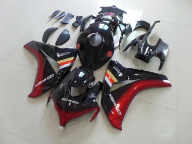 Billigste Schwarz Rot Mugen Honda CBR 1000 RR 2008-2011 Verkleidungen