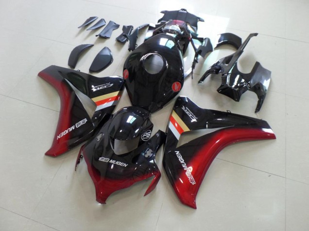 Billigste Schwarz Rot Mugen Honda CBR 1000 RR 2008-2011 Verkleidungen Billigste Schwarz Rot Mugen Honda CBR 1000 RR 2008-2011 Verkleidungen