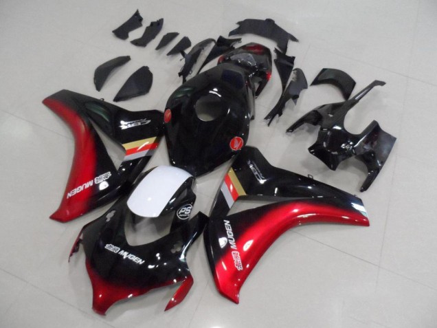 Billigste Schwarz Rot Mugen Honda CBR 1000 RR 2008-2011 Verkleidung
