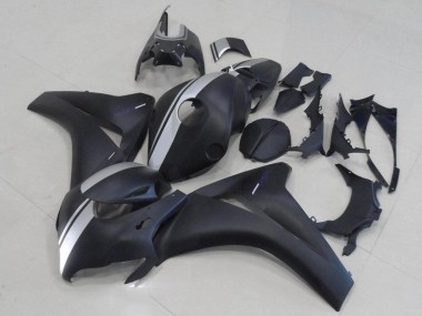 Billigste Matt Schwarz und Silber Honda CBR 1000 RR 2008-2011 Verkleidungen