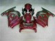 Billigste Lila Rot Kawasaki EX250 2008-2012 Verkleidungen