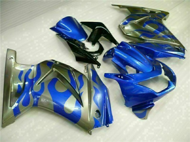 Billigste Blau Kawasaki EX250 2008-2012 Verkleidungen