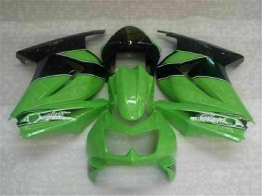 Billigste Grün Schwarz Kawasaki EX250 2008-2012 Verkleidung
