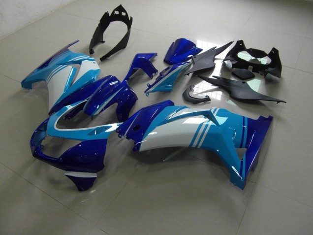 Billigste Hell und Dunkelblau Kawasaki ZX 250R 2008-2012 Verkleidungen Billigste Hell und Dunkelblau Kawasaki ZX 250R 2008-2012 Verkleidungen