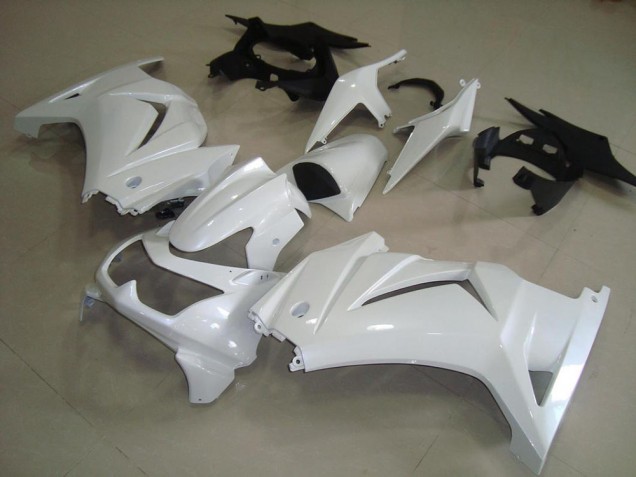 Billigste Perl Weiß Kawasaki ZX 250R 2008-2012 Verkleidungen Billigste Perl Weiß Kawasaki ZX 250R 2008-2012 Verkleidungen