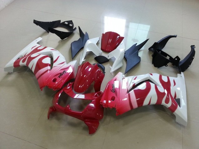 Billigste Rosarote Flamme Kawasaki ZX 250R 2008-2012 Verkleidungen Billigste Rosarote Flamme Kawasaki ZX 250R 2008-2012 Verkleidungen