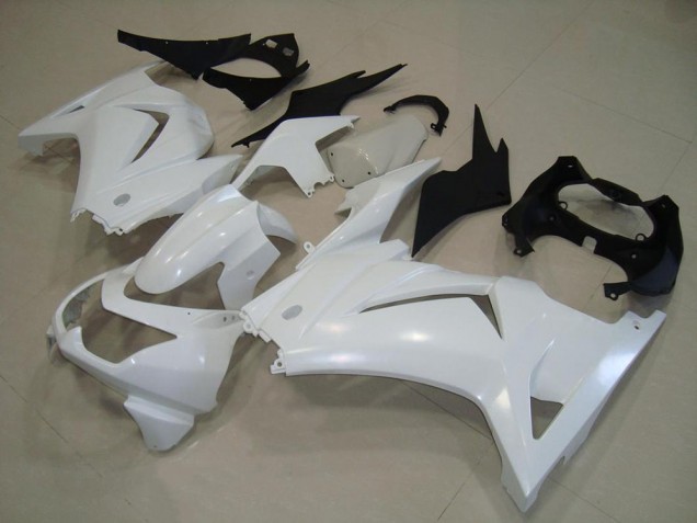 Billigste Weiß Kawasaki ZX 250R 2008-2012 Verkleidungen Billigste Weiß Kawasaki ZX 250R 2008-2012 Verkleidungen