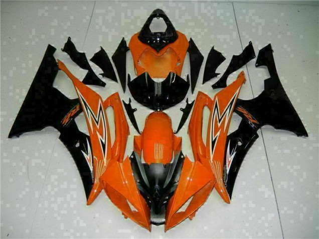 Billigste Orange Schwarz Yamaha R6 2008-2016 Verkleidungen