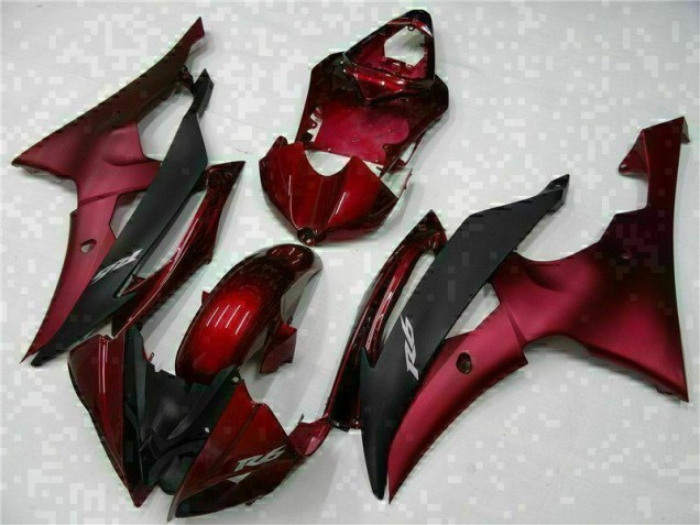 Billigste Rot Schwarz Yamaha R6 2008-2016 Vollverkleidung Billigste Rot Schwarz Yamaha R6 2008-2016 Vollverkleidung