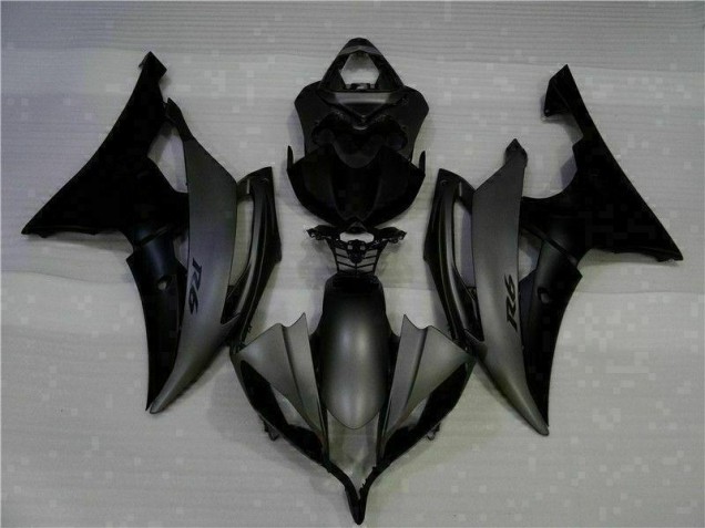 Billigste Matt Schwarz Yamaha R6 2008-2016 Vollverkleidung