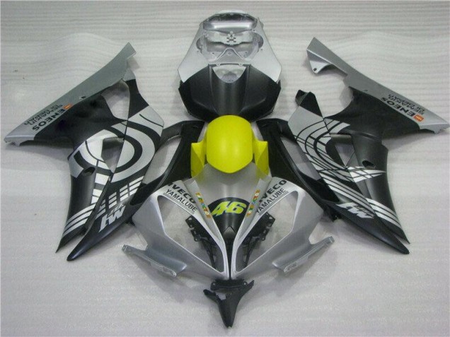 Billigste Gelb Schwarz Silber Yamaha R6 2008-2016 Verkleidungen Billigste Gelb Schwarz Silber Yamaha R6 2008-2016 Verkleidungen