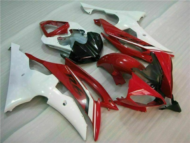 Billigste Rot Weiß Yamaha R6 2008-2016 Verkleidungen