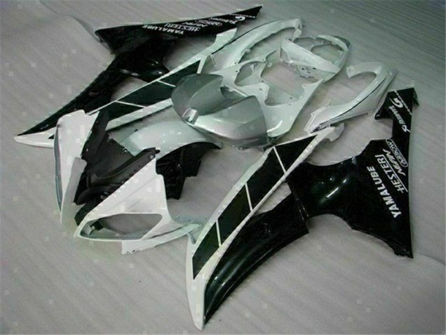 Billigste Weiß Schwarz Yamaha R6 2008-2016 Verkleidungen