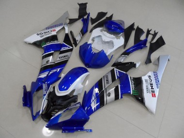Billigste Blau Weiß ENEOS Yamaha R6 2008-2016 Verkleidungen