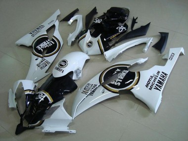 Billigste Schwarzer Lucky Strike Yamaha R6 2008-2016 Verkleidungen