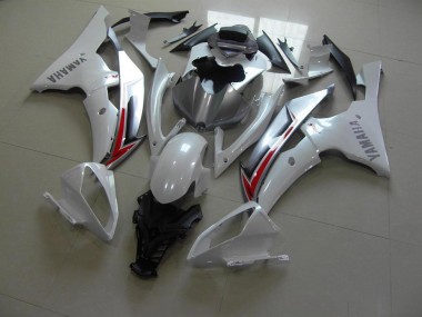 Billigste Perl Weiß Silber Yamaha R6 2008-2016 Verkleidungen