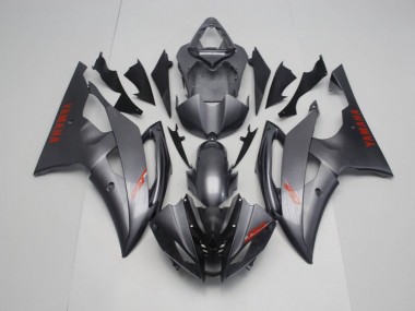 Billigste Matt Schwarz Grau Yamaha R6 2008-2016 Verkleidungen