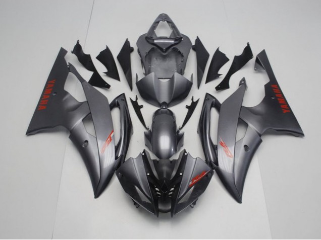 Billigste Matt Schwarz Grau Yamaha R6 2008-2016 Verkleidungen Billigste Matt Schwarz Grau Yamaha R6 2008-2016 Verkleidungen