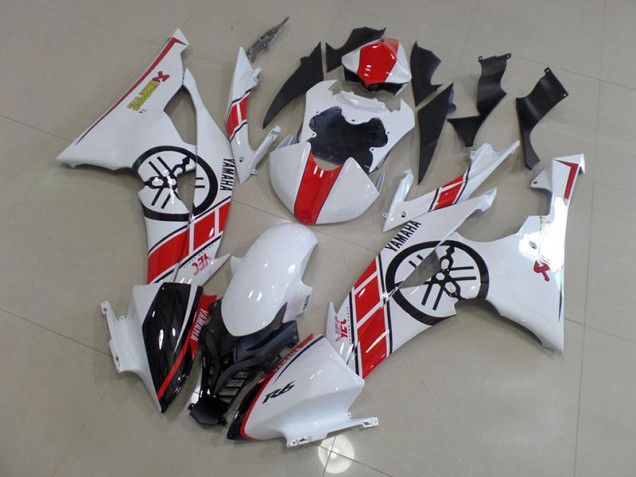 Billigste Weiß mit Big Yamaha Logo Yamaha R6 2008-2016 Verkleidungen