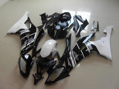 Billigste Weiß Schwarz Yamaha R6 2008-2016 Verkleidungen Komplett Sets