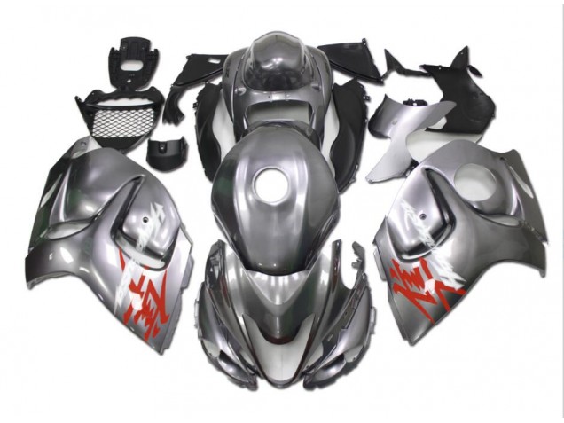 Billigste Silber Suzuki GSXR 1300 Hayabusa 2008-2019 Verkleidungen Billigste Silber Suzuki GSXR 1300 Hayabusa 2008-2019 Verkleidungen