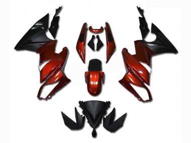Billigste Rot Kawasaki EX650 2009-2011 Verkleidungen
