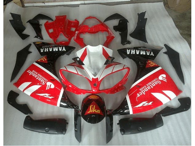 Billigste Rot Weiß Und Schwarz Grafik Yamaha R1 2009-2011 Verkleidungen Billigste Rot Weiß Und Schwarz Grafik Yamaha R1 2009-2011 Verkleidungen
