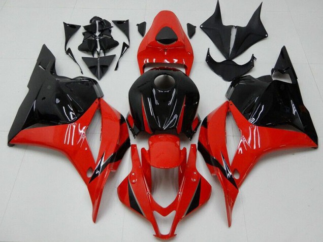 Billigste Rot Schwarz Honda CBR 600 RR 2009-2012 Vollverkleidung
