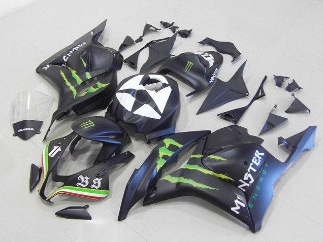 Billigste Monster Matt Schwarz Honda CBR 600 RR 2009-2012 Verkleidungen