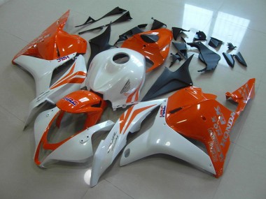 Billigste Orange Perl Weiß Honda CBR 600 RR 2009-2012 Verkleidungen