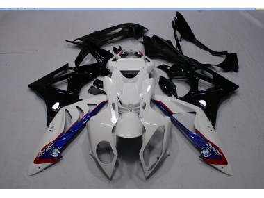 Billigste Weiß Schwarz Blau BMW S1000RR 2009-2014 Verkleidungen