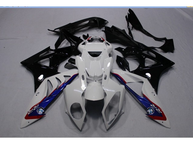 Billigste Weiß Schwarz Blau BMW S1000RR 2009-2014 Verkleidungen