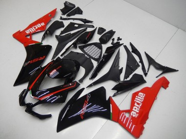 Billigste Schwarz Rot Aprilia RSV4 2009-2015 Verkleidungen