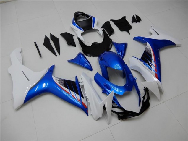 Billigste Blau Weiß Suzuki GSXR 600 / 750 K11 2011-2024 Verkleidungen Billigste Blau Weiß Suzuki GSXR 600 / 750 K11 2011-2024 Verkleidungen